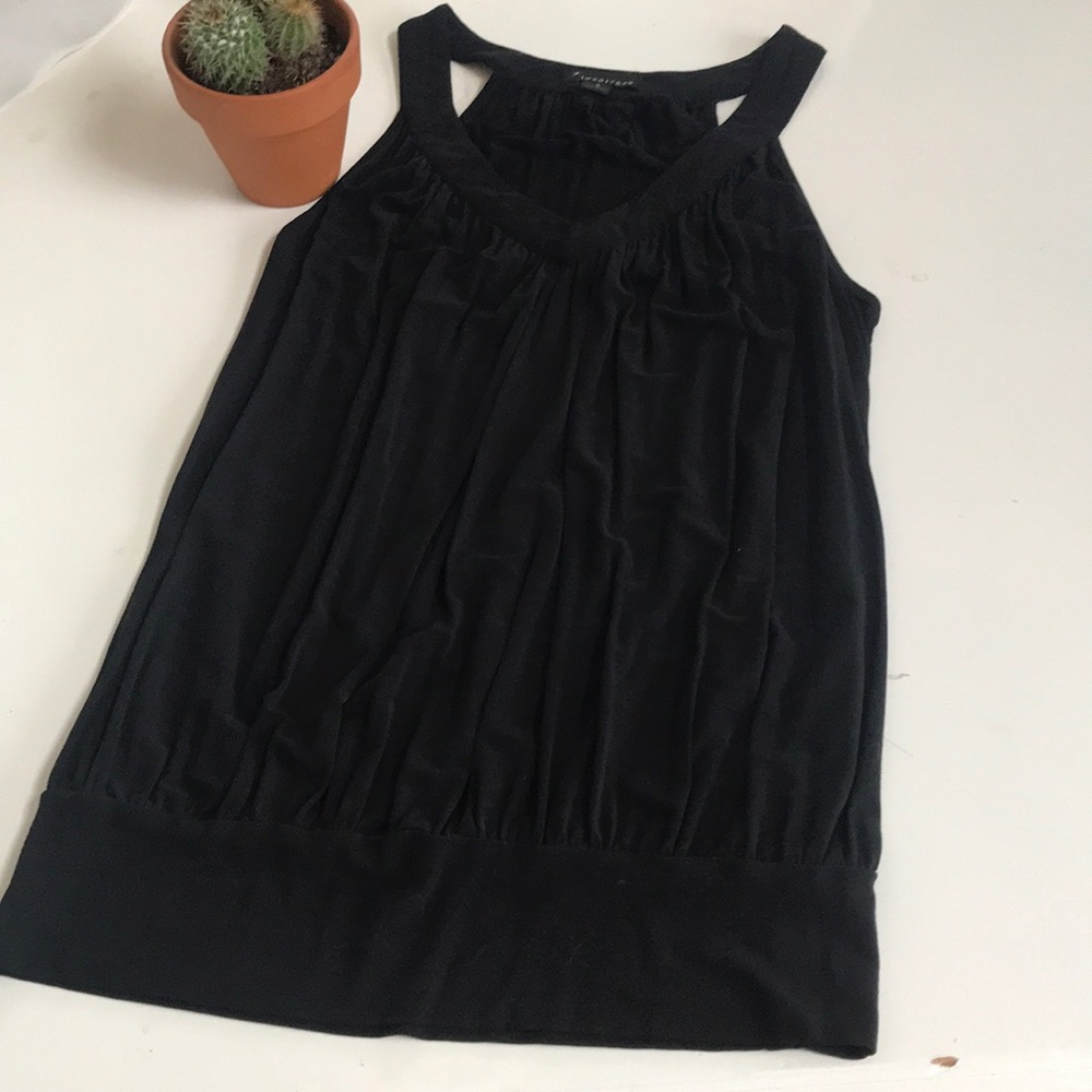 Solid black top